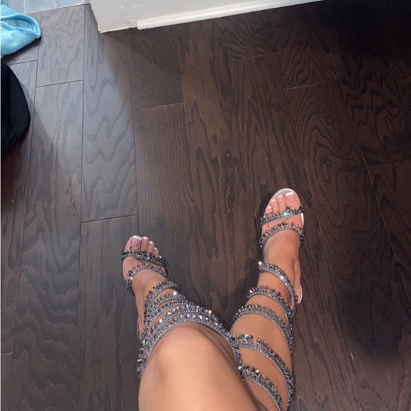 Rene Caovilla Swarovski Crystal Heels - Picture 5 of 6